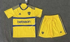 2023-2024 Boca Juniors Away Yellow Soccer Uniform-8975