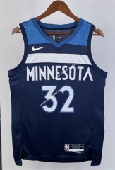 2023 Minnesota Timberwolves Away Royal Blue #32 NBA Jersey-311