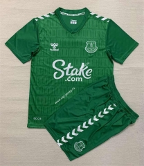 2023-2024 Everton Goalkeeper Green Soccer Uniform-AY