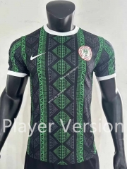Player Version 2023-2024 Nigeria Black&Green Thailand Soccer Jersey AAA-9753
