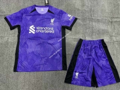 2023-2024 Liverpool Away Purple Soccer Uniform-1506