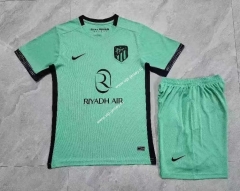 2023-2024 Atletico Madrid Light Green Soccer Uniform-709