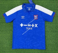 (S-4XL) 2023-2024 Ipswich Town Home Blue Thailand Soccer Jesrey AAA-403