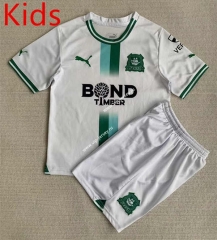 2023-2024 Plymouth Argyle Away White Kids/Youth Soccer Uniform-AY