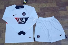 2023-2024 Paris SG Away White Thailand LS Soccer Uniform-709
