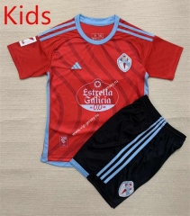 2023-2024 Celta de Vigo Away Red Kids/Youth Soccer Uniform-AY