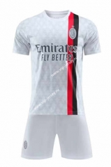 2023-2024 AC Milan Away White Soccer Uniform-1506