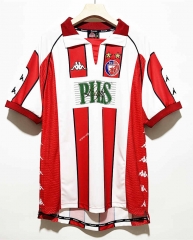 Retro Version 99-01 Red Star Belgrade Home White&Red Thailand Soccer Jersey AAA-7505