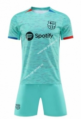 2023-2024 Barcelona 2nd Away Blue Soccer Uniform-1506