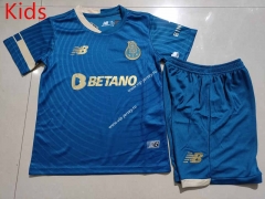 2023-2024 Porto 2nd Away Blue Kids/Youth Soccer Uniform-507