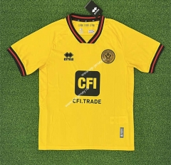 (S-4XL) 2023-2024 Sheffield United Away Yellow Thailand Soccer Jersey AAA-403