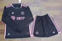 2022-2023 Inter Miami Away Black Pink LS Thailand Soccer Uniform AAA-709