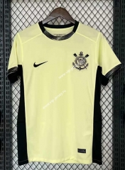 (S-4XL) 2023-2024 Corinthians Away Yellow Thailand Soccer Jersey AAA-9663