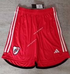 2023-2024 River Plate Away Red Thailand Soccer Shorts