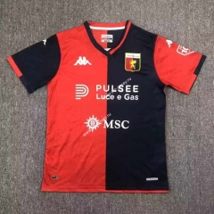2023-2024 With Ad Genoa C.F.C Home Black$Red Thailand Soccer Jersey AAA-417