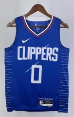 2023 Los Angeles Clippers Away Blue #0 NBA Jersey-311