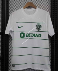 2023-2024 Sporting Clube de Portugal Away White Thailand Soccer Jersey AAA-888