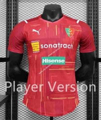Player Version 2023-2024 Mouloudia Club d'Alger Red Thailand Soccer Jersey AAA-888