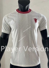 Player Version 2023-2024 Manchester United White Soccer Jersey AAA-SJ