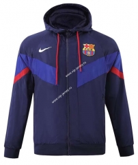 2023-2024 Barcelona Royal Blue Trench Coats With Hat-518
