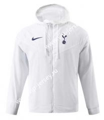 2023-2024 Tottenham Hotspur White Thailand Trench Coats With Hat-518