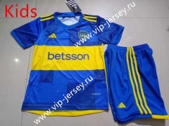 2023-2024 Boca Juniors Home Blue Kid/Youth Soccer Uniform-507
