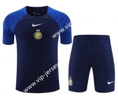 2023-2024 Al-Nassr FC Royal Blue Thailand Soccer Uniform-418
