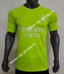 2023-2024 Goalkeeper Real Madrid Fluorescent Green Thailand Soccer Jersey AAA-416