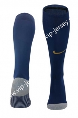 2023-2024 Al Nassr FC Away Blue Soccer Socks