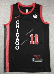 2024 City Edition Chicago Bulls Black #11 NBA Jersey