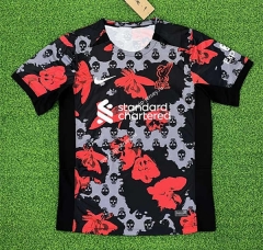 (S-4XL)  2023-2024 Liverpool Red&Black Thailand Soccer Jersey AAA-403