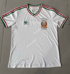 Retro Version Mexico White Thailand Soccer Jersey AAA-422