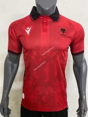 2023-2024 Albania Home Red Thailand Soccer Jersey AAA-416