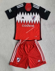 2023-2024 CA River Plate Away Red Soccer Uniform-AY