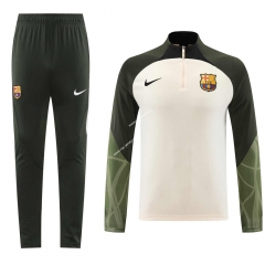 2023-2024 Barcelona Apricot Thailand Soccer Tracksuit -LH