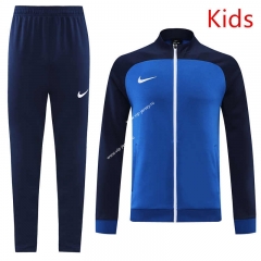 Nike Blue Thailand Kids/Youth Soccer Jacket Uniform-LH