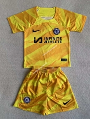 2023-2024 Chelsea Goalkeeper Yellow Soccer Uniform-AY