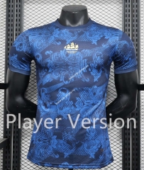Player Version 2023-2024 Manchester City Three Champions League Edition Royal Blue Thailand Soccer Jersey AAA-888