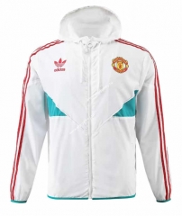 2023-2024 Manchester United White Trench Coats With Hat-518