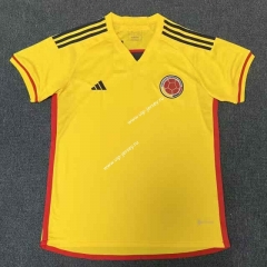 2023-2024 Colombia Home Yellow Thailand Soccer Jersey AAA-8430