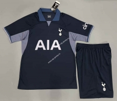 (Without Brand Logo) 2023-2024 Tottenham Hotspur Away Royal Blue Soccer Uniform-9031