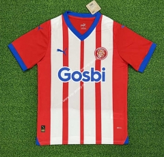 (S-4XL) 2023-2024 Girona FC Home Red&White Thailand Soccer Jesrey AAA-403