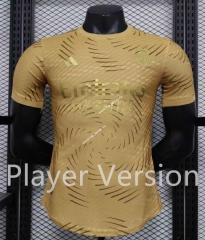 Player Version 2023-2024 Real Madrid Special Version Golden White Thailand Soccer Jersey AAA-888