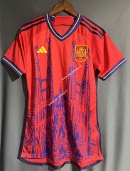 2023-2024 Spain City Version Red Thailand Soccer Jersey AAA-9171