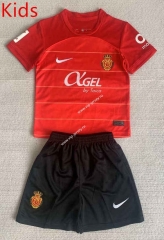 2023-2024 RCD Mallorca Home Red Kids/Youth Soccer Uniform-AY
