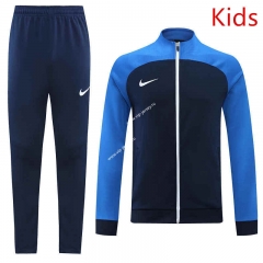 Nike Royal Blue Thailand Kids/Youth Soccer Jacket Uniform-LH