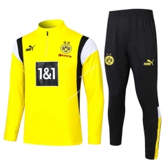 2023-2024 Borussia Dortmund Yellow Thailand Soccer Tracksuit -815