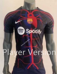 Player Version 2023-2024 Barcelona Jointly-Designed Black Thailand Soccer Jersey AAA-518