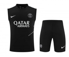 2023-2024 Paris SG Black Thailand Training Soccer Vest Uniform-418