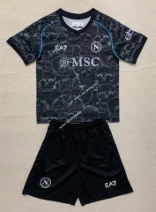 2023-2024 Halloween Napoli Black Soccer Uniform-AY